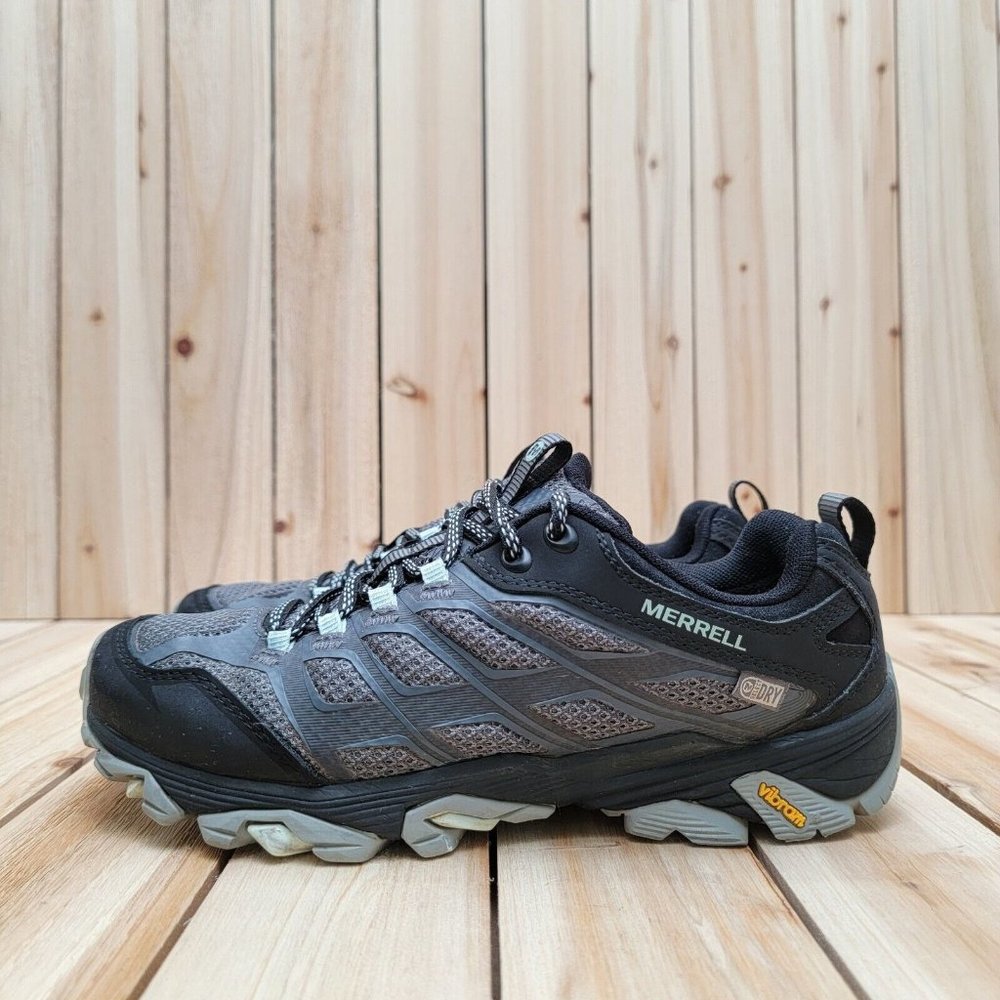 Merrell Women's Moab FST 2 Waterproof Hiking Shoes Size 7 Granite Vibram J37166
